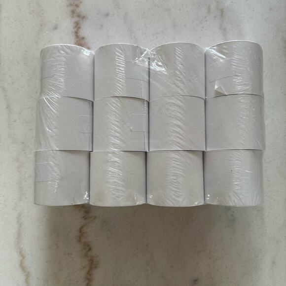 NCR 2 1/4" x 130" white paper 12 rolls cash registers calculators adding machine - Picture 4 of 5